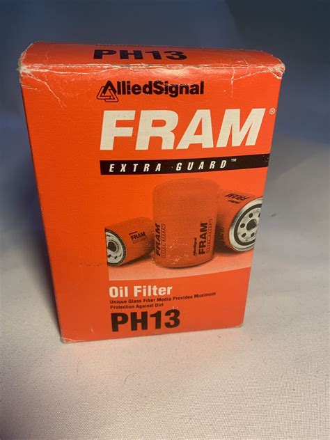 OIL FILTER QUICK-REFERENCE GUIDE All listed oil capacities are approximate amounts only and may or may not include the oil fllter capacity. . Fram ph13 cross reference